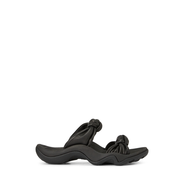 Knotted-Strap Leather Sandal Polo Ralph Lauren em 1