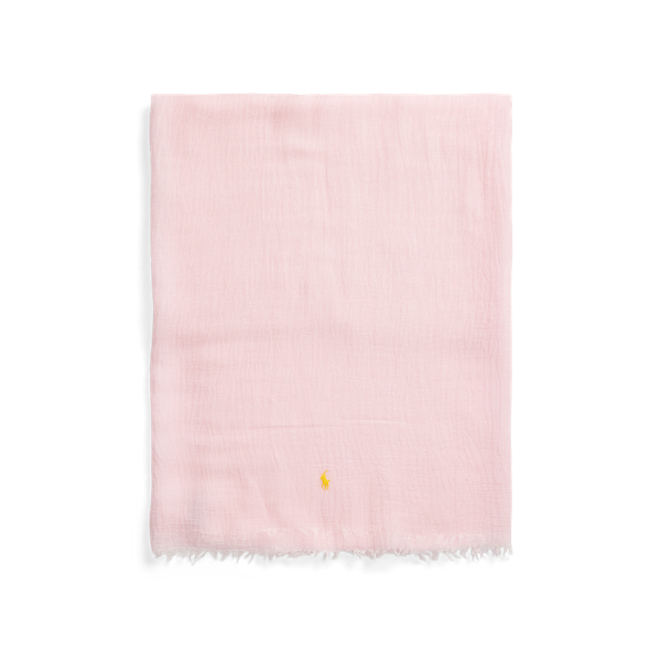 Sunkissed Pink Fringe Scarf Polo Ralph Lauren 2