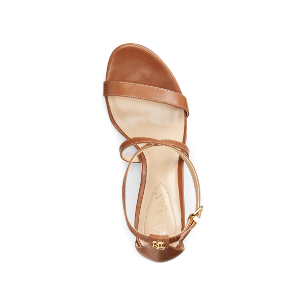 Deep Saddle Tan Leaton Leather Sandal Lauren 5