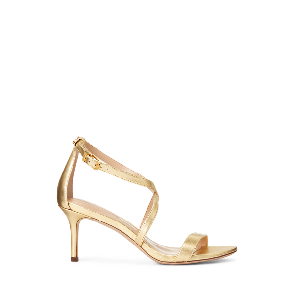 Leaton Leather Sandal Lauren em 1