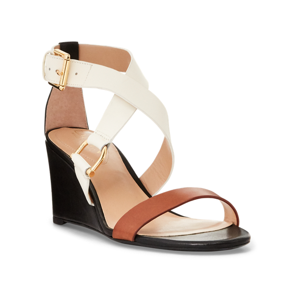 Tan/Black/Vanilla Chadwell Leather Sandal Lauren 3