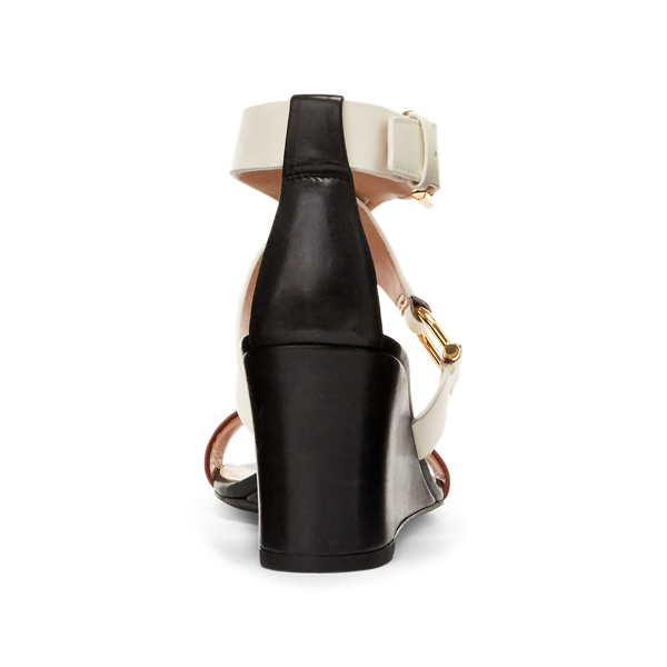 Tan/Black/Vanilla Chadwell Leather Sandal Lauren 4