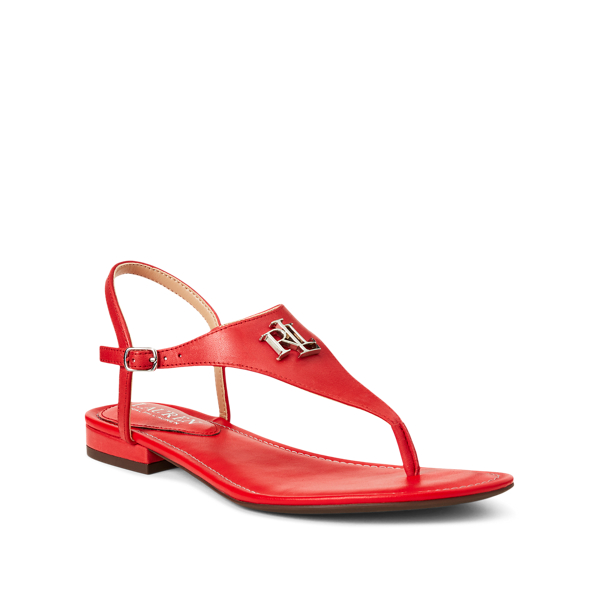 Sporting Red Ellington Leather Sandal Lauren 2