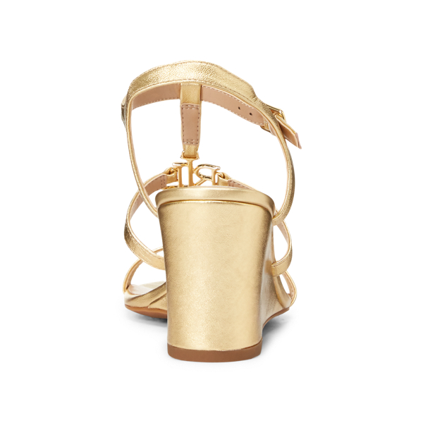 Ledersandale Charlton Lauren in Goldrausch 4