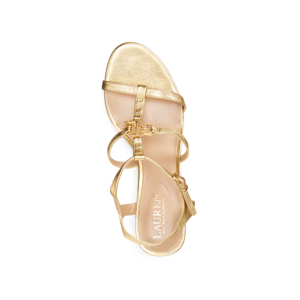 Ledersandale Charlton Lauren in Goldrausch 5