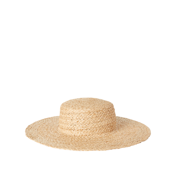 Natural Braided Raffia Straw Hat Polo Ralph Lauren 2