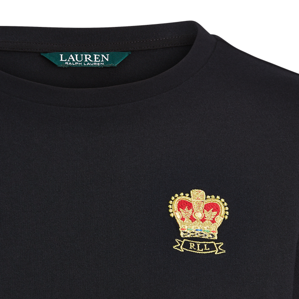 Black Layered Jersey Sweatshirt Lauren 5