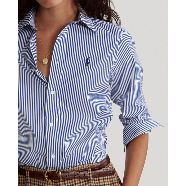 Navy/Blue Classic Fit Striped Shirt Polo Ralph Lauren 6