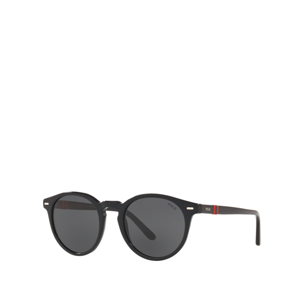 Lunettes de soleil pantos ray&eacute;es
