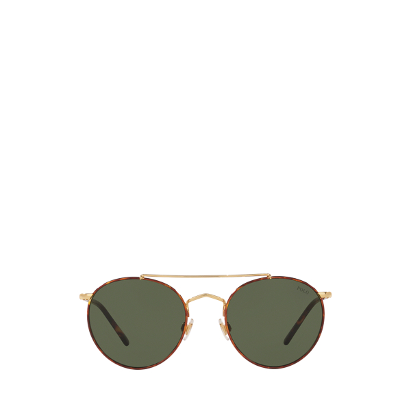 Tortoiseshell Panto Sunglasses Polo Ralph Lauren in 1