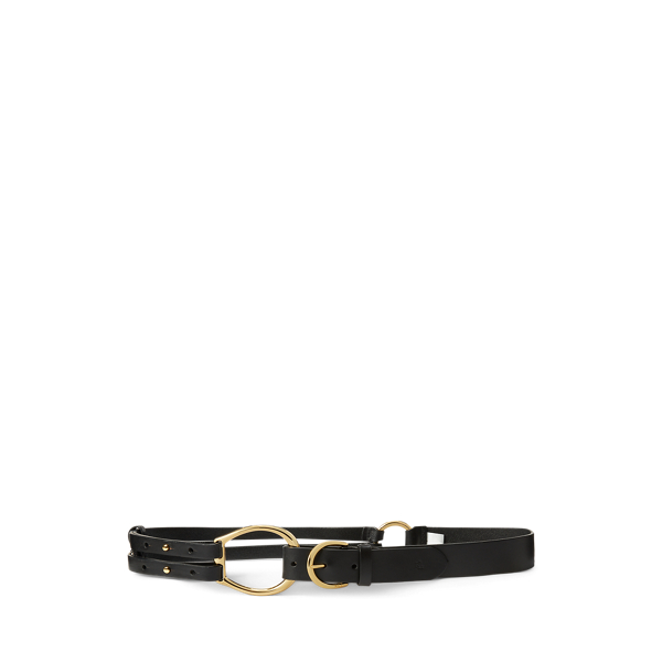 Tri-Strap Leather Belt Lauren 1