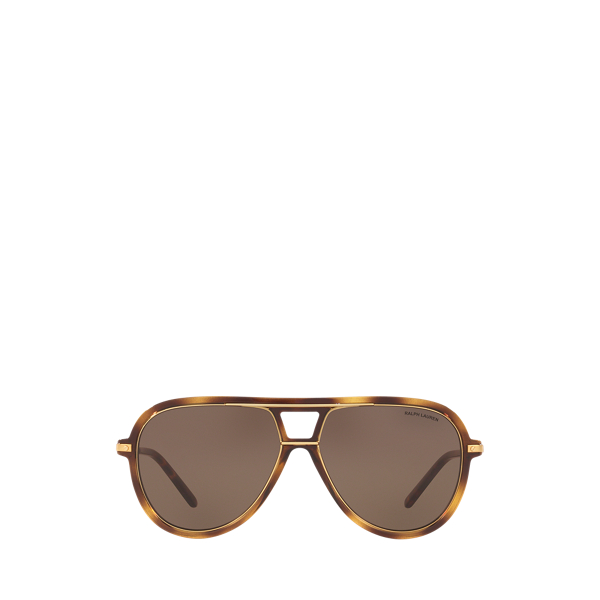 Brown Automotive Pilot Sunglasses Ralph Lauren 2