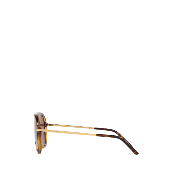 Brown Automotive Pilot Sunglasses Ralph Lauren 3