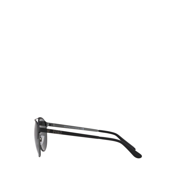 Black Americana Pilot Sunglasses Polo Ralph Lauren 3