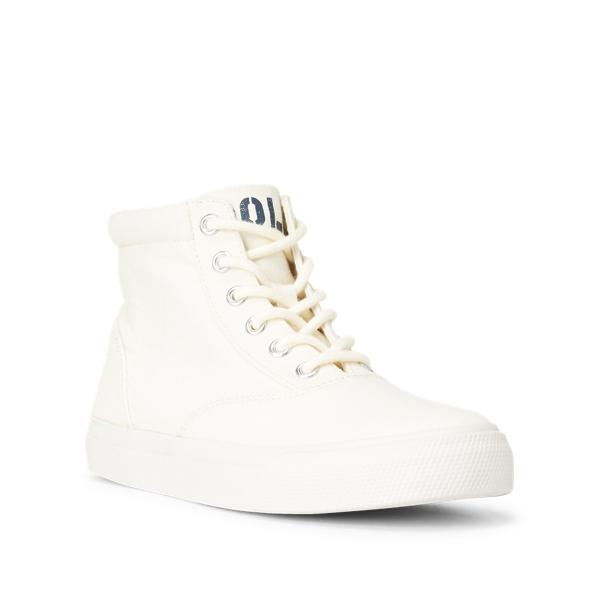 Hoher Sneaker Bryn Polo Ralph Lauren in Creme 2