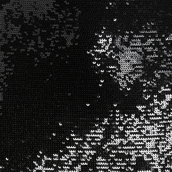 Black/Black Sequined Skirt Lauren Petite 6