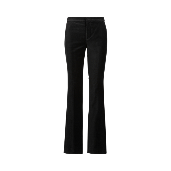 Stretch Velvet Straight Pant Lauren Petite 1