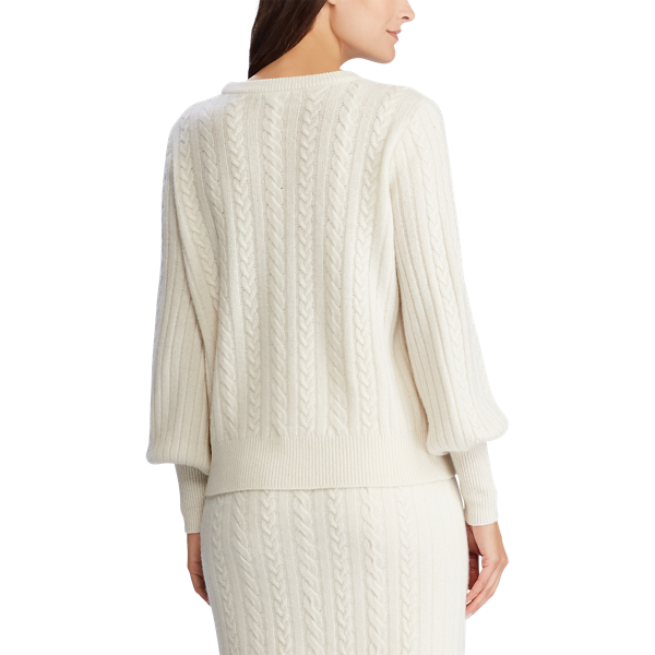 Mascarpone Cream Cashmere-Blend Jumper Lauren 4