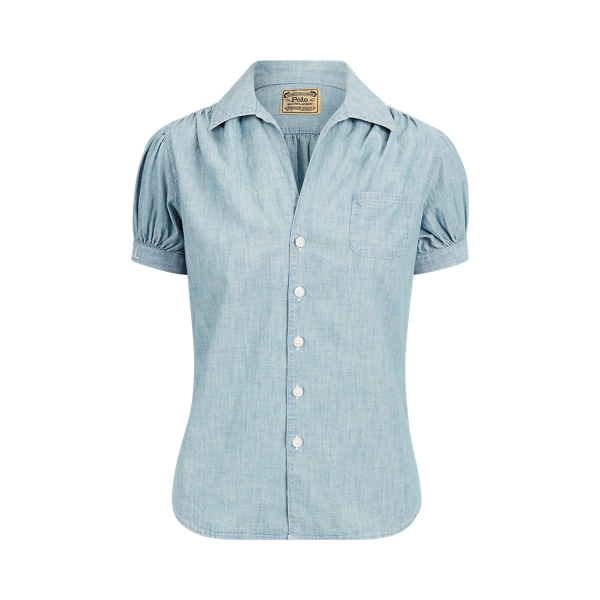 Chambray Short-Sleeve Shirt Polo Ralph Lauren 1