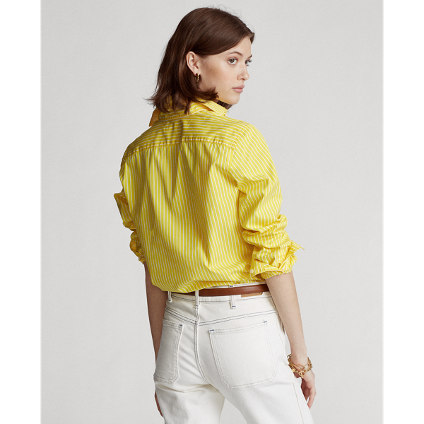 Yellow/White Striped Cotton Shirt Polo Ralph Lauren 4