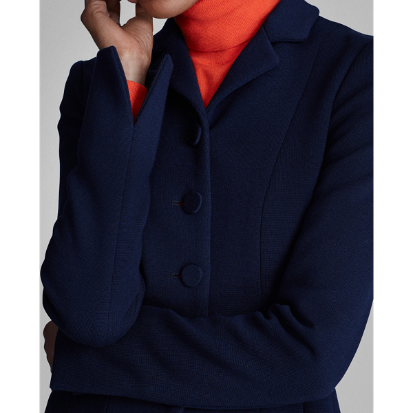 Navy-410 Jordyn Merino Wool Jacket Ralph Lauren Collection 5