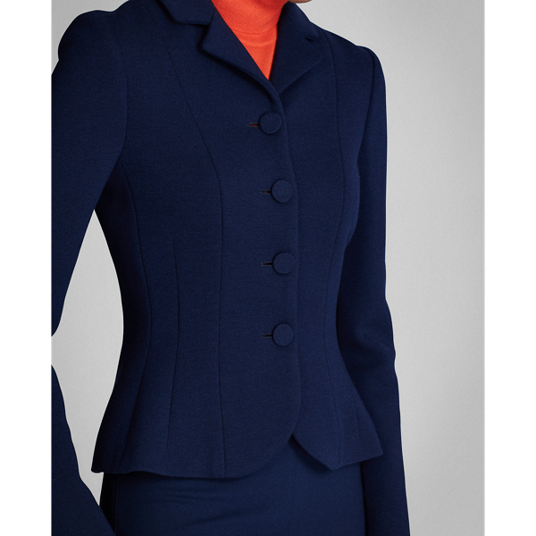 Navy-410 Jordyn Merino Wool Jacket Ralph Lauren Collection 7