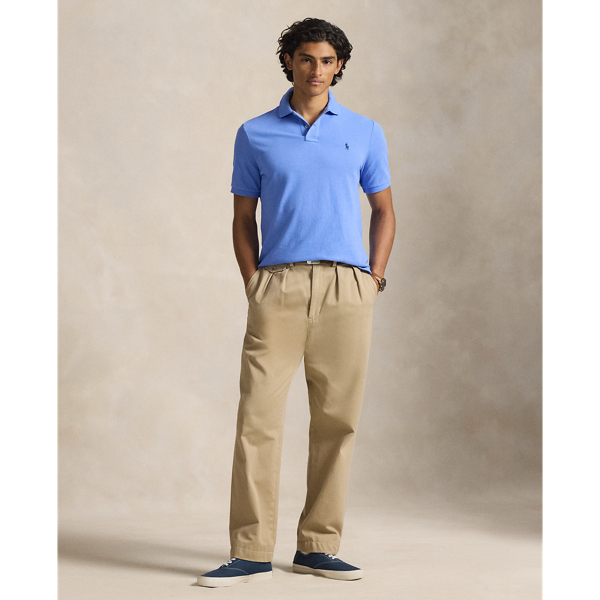Harbor Island Blue/Navy The Iconic Classic Fit Mesh Polo Polo Ralph Lauren 4