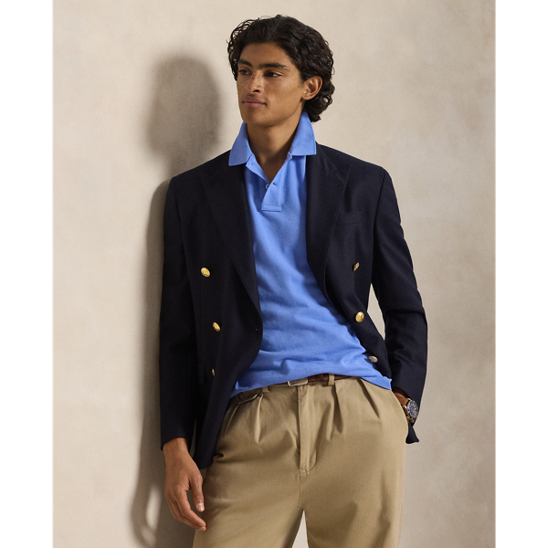 Harbor Island Blue/Navy The Iconic Classic Fit Mesh Polo Polo Ralph Lauren 7