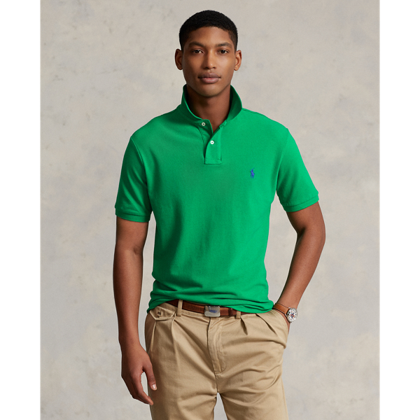 Billiard/Royal Blue The Iconic Classic Fit Mesh Polo Polo Ralph Lauren 1