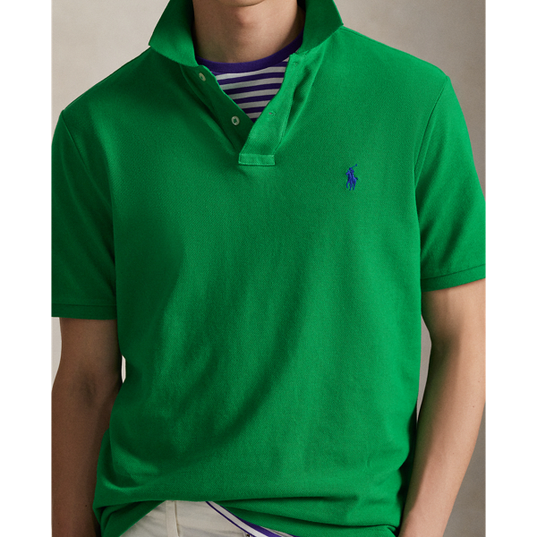 Billiard/Royal Blue The Iconic Classic Fit Mesh Polo Polo Ralph Lauren 6
