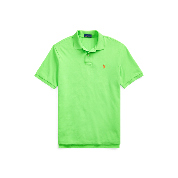 Kiwi Lime/Bright Red The Iconic Classic Fit Mesh Polo Polo Ralph Lauren 2