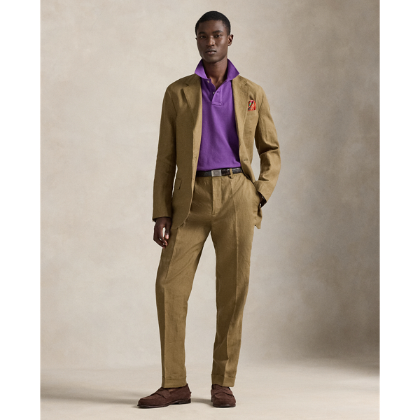 Das legend&auml;re Piqu&eacute;-Poloshirt Polo Ralph Lauren in Paloma-Lila/Navy 4