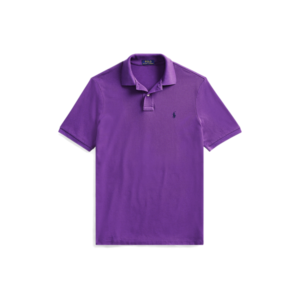 Das legend&auml;re Piqu&eacute;-Poloshirt Polo Ralph Lauren in Paloma-Lila/Navy 2