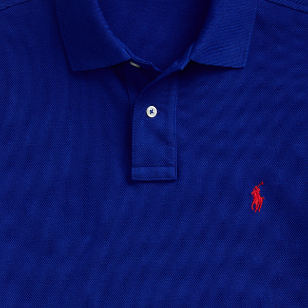 Heritage Royal/Red The Iconic Classic Fit Mesh Polo Polo Ralph Lauren 7