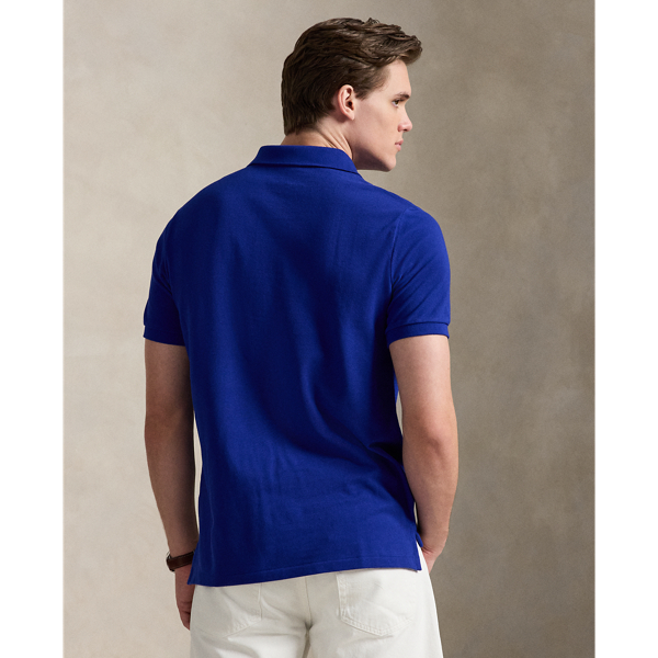 Heritage Royal/Red The Iconic Classic Fit Mesh Polo Polo Ralph Lauren 5