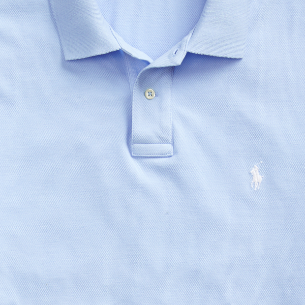 Office Blue The Iconic Classic Fit Mesh Polo Polo Ralph Lauren 8
