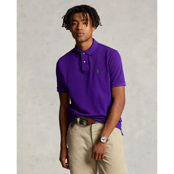 Chalet Purple/Green The Iconic Mesh Polo Shirt Polo Ralph Lauren 1