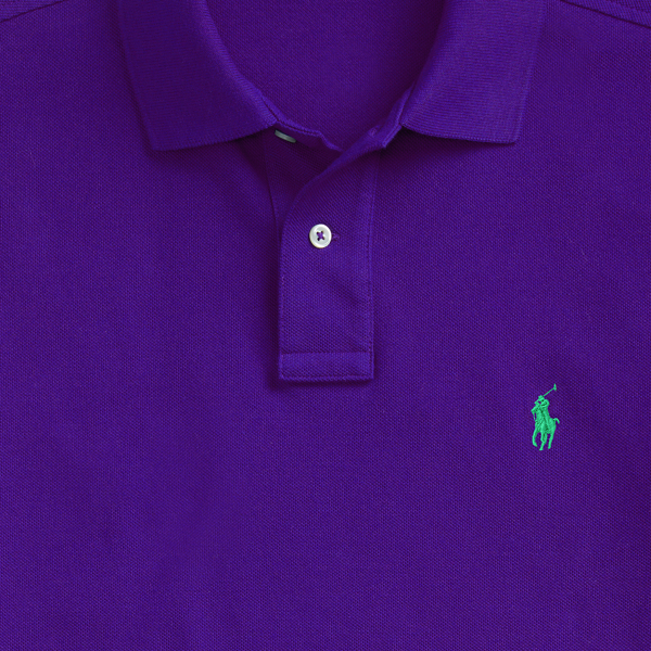 Chalet Purple / Green The Iconic Classic Fit Mesh Polo Polo Ralph Lauren 8