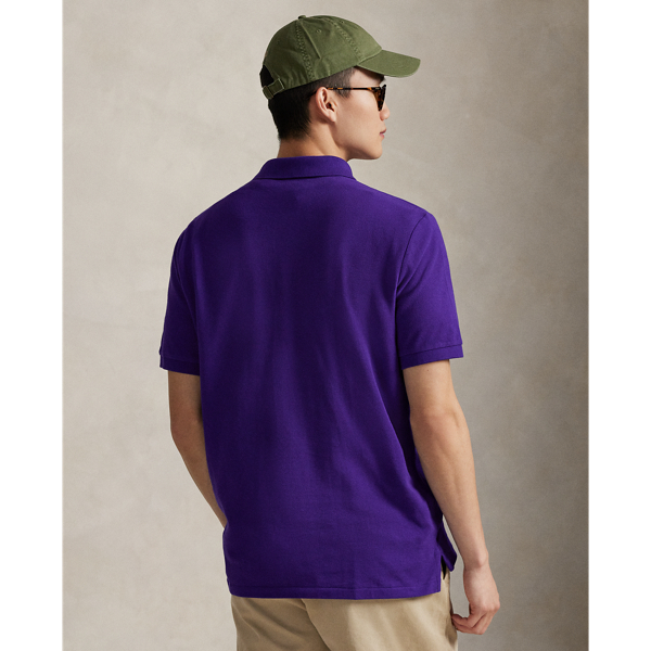 Chalet Purple / Green The Iconic Classic Fit Mesh Polo Polo Ralph Lauren 5