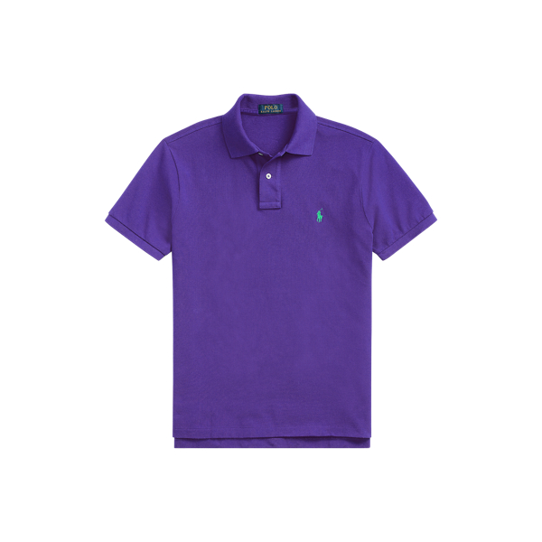 Chalet Purple / Green The Iconic Classic Fit Mesh Polo Polo Ralph Lauren 2