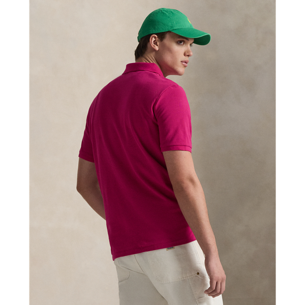 Pink Sky The Iconic Classic Fit Mesh Polo Polo Ralph Lauren 5