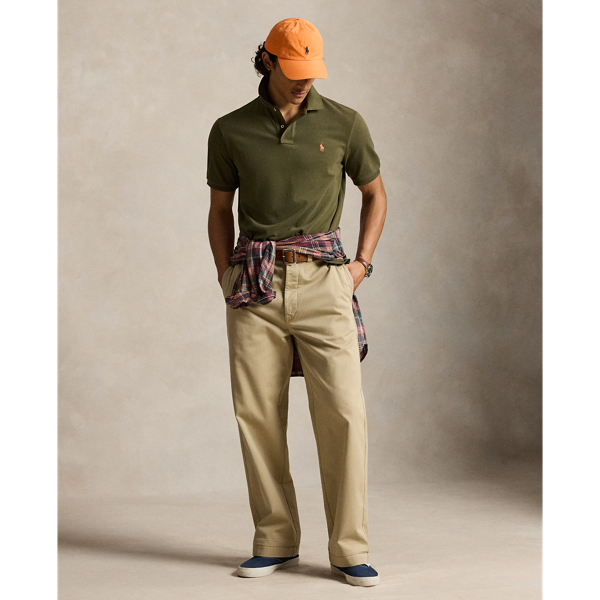 Canopy Olive The Iconic Classic Fit Mesh Polo Polo Ralph Lauren 4