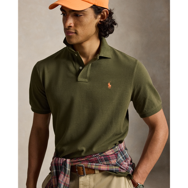 Canopy Olive The Iconic Classic Fit Mesh Polo Polo Ralph Lauren 6