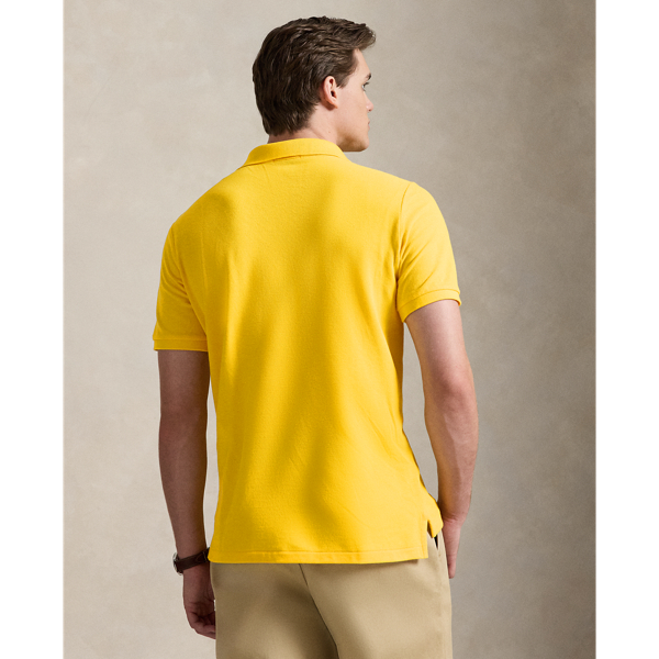 Yellowfin/Bright Blue The Iconic Classic Fit Mesh Polo Polo Ralph Lauren 5