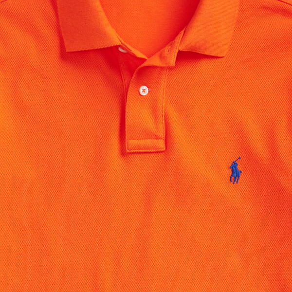 Sailing Orange/Royal The Iconic Classic Fit Mesh Polo Polo Ralph Lauren 7