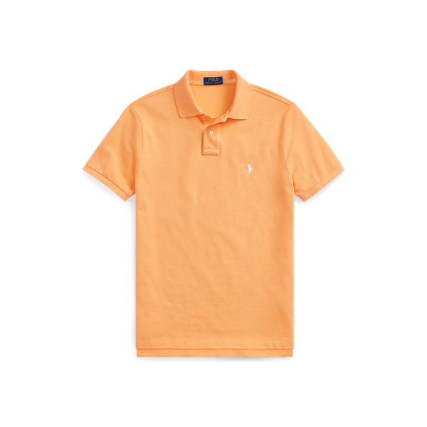 Key West Orange/White The Iconic Classic Fit Mesh Polo Polo Ralph Lauren 2