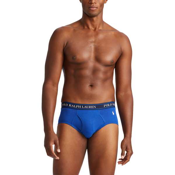 Blue Saturn Stretch Low-Rise Brief 4-Pack Polo Ralph Lauren 2