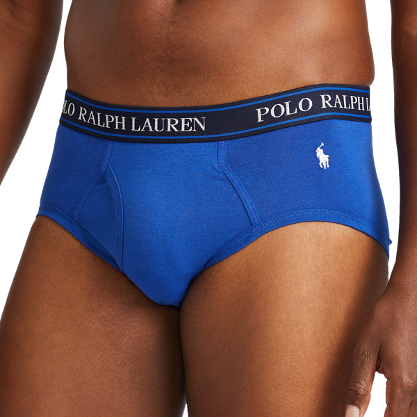 Blue Saturn Stretch Low-Rise Brief 4-Pack Polo Ralph Lauren 3