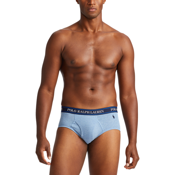 Blue Saturn Stretch Low-Rise Brief 4-Pack Polo Ralph Lauren 6