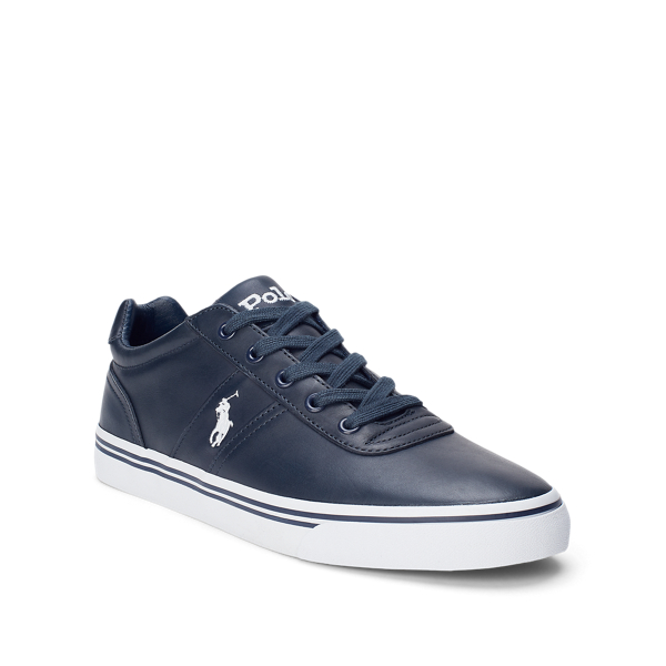 Newport Navy Hanford Leather Trainer Polo Ralph Lauren 2